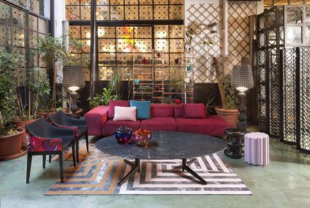 Largo Three-Seater Gubbio Sofa Ecrù
