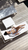 Gandiablasco Flat Textil High Chaise Lounger
