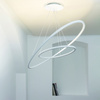 Lampa Wisząca Nemo Ellisse Double Mega 2700 K Biały