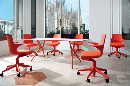 Spoon Table 140x74 cm White Table