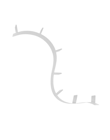 Bookworm 7 Półki Na Książki 3,2 m Aluminiowy