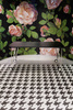 Max 160x80 cm Table on Wheels Anthracite Chrome Plated