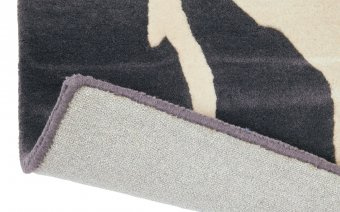 Florence Broadhurst Floral 300 Charcoal Carpet 039604