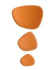 Namaste' Set of Plates Orange