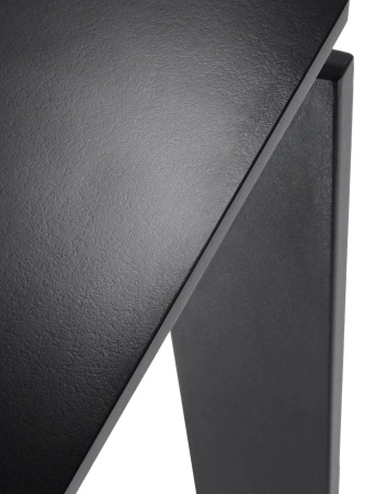  Four Rectangular 223x79 cm Stół Czarny Czarny