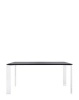  Four Rectangular 158x79 cm Stół Biały Czarny