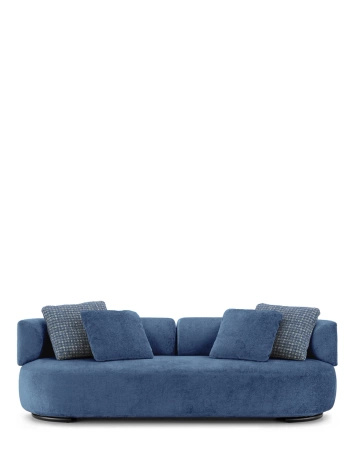K-Waiting Chenille Sofa Błękitny