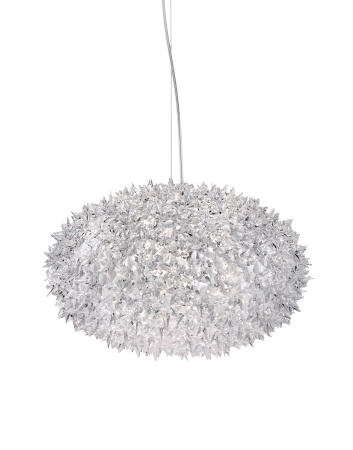 Bloom Hanging Medium Pendant Lamp Transparent