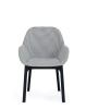 Clap Armchair Black Gray
