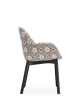 Clap Rubelli Armchair Black Cream