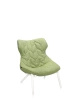 Foliage Trevira Armchair White Green