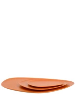 Namaste' Set of Plates Orange