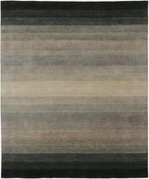 Rezas Panorama Black Grey rug 7005