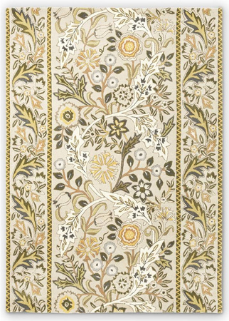 Morris&Co Wilhelmina Linen Mustard rug 127401