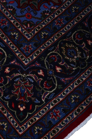 Kashan Red Wool Carpet 84704 195x303