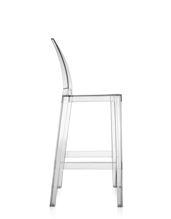 One More Please 75 cm Hocker Transparent
