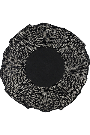 Toulemonde Bochart Eye Flower Noir Carpet