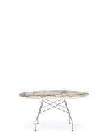 Glossy XXL Ø150 cm Symphonie Chrome Table