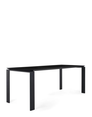  Four Ceramic 190x79 cm Black Marquina Table 
