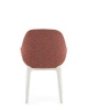 Clap Tissue Shirley Armchair Rust White