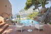  Cara Outdoor Armchair White Blue