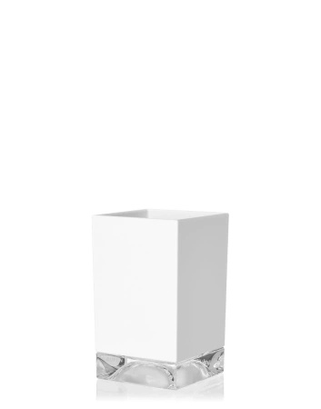 Boxy Toothbrush Mug White