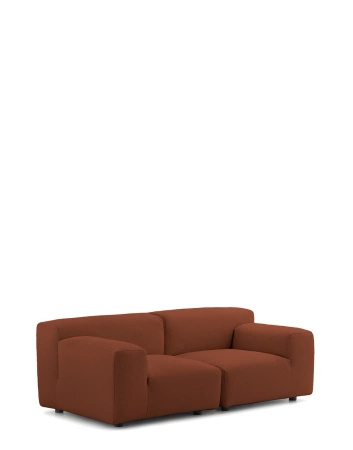 Plastics Duo Two-Seater Orsetto Sofa Rusty