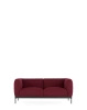 Asia Sofa Two-Seater (Bouclè) Bordowy