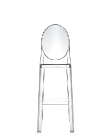 One More 75 cm Hocker Transparent