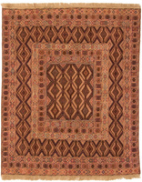 Dywan Wełniany Afghan Unique Kelim 146 x 180 39102