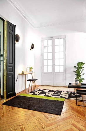 Gan Rustic Chic Geo Pistachio Carpet