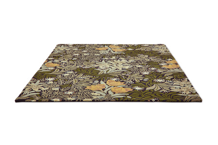 Morris&Co Morew Bower Twining Vine Green carpet 128207