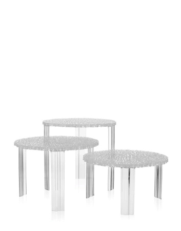 T-Table 28 cm Coffee Table Transparent