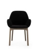 Clap Aquaclean Armchair Taupe Black
