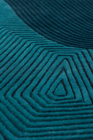 Toulemonde Bochart Tumulus Bleu Carpet