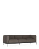 Asia Sofa Three-Seater (Bouclè) Szary