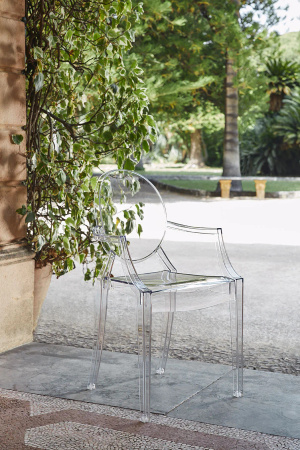 Louis Ghost Chair White