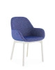 Clap Tissue Shirley Armchair White Blue