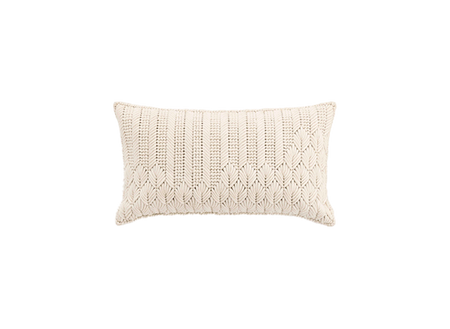 Gan Chaddar White Pillow