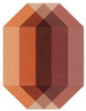 Gan Diamond Wool Orange-Wine Carpet