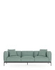 Asia Three-Seater Sofa (Panamino) Aquamarine