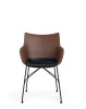Q/Wood Basic Veneer Chair Dark Wood Black FSC™