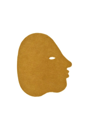Nanimarquina Talk Talk S Mustard rug