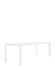  Four Rectangular 223x79 cm Stół Biały Biały