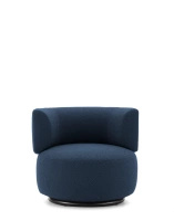 K-Waiting Bouclè Armchair Blue
