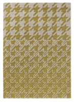 Ted Baker Houndstooth Mustard rug 455706