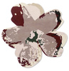 Ted Baker Shaped Magnolia Burgundy rug 162303