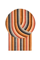 Gan Round Mirage Nude Carpet