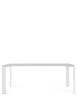 Four Large 190x90 cm Table White