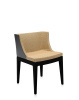 Mademoiselle Kravitz Black Raffia Fabric Woven Fabric Chair